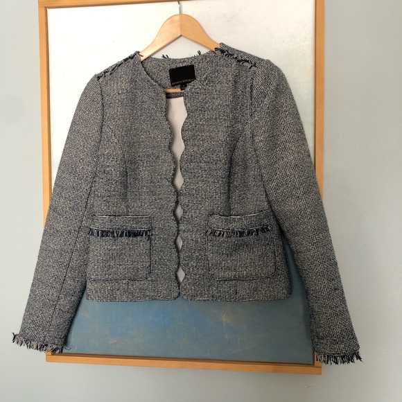 Banana Republic Jackets & Blazers - Banana Republic Tweed Scallop Jacket